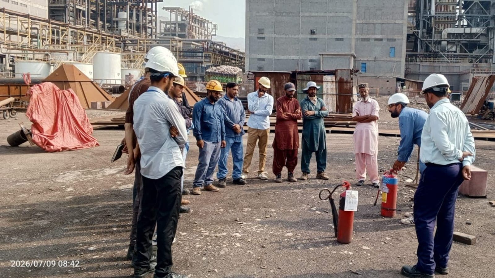 Fire response training