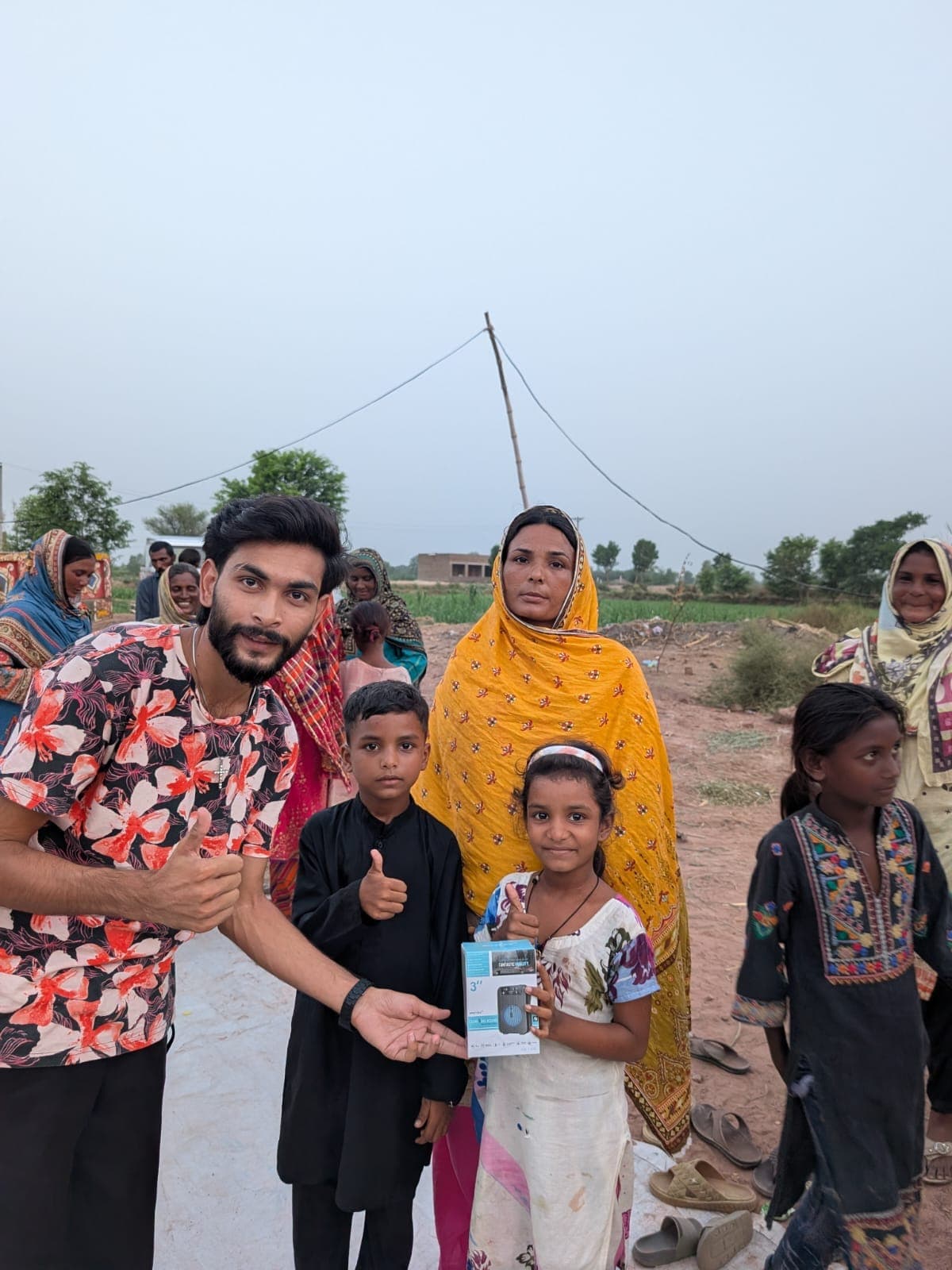 Children receiving aid