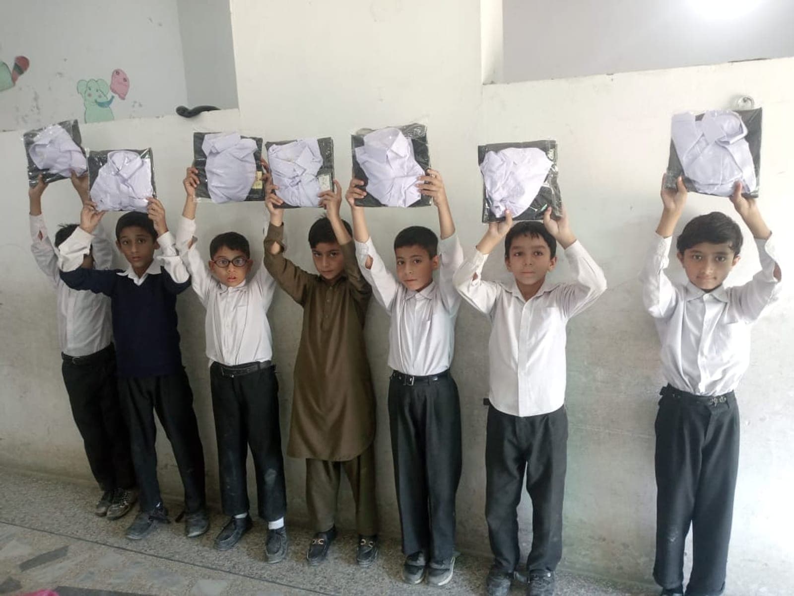 School supplies handover